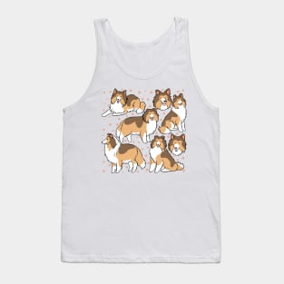 Rough collie illustration Tank Top